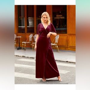 Long Velvet Dress